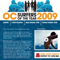 OC Surfer of the Year 2009